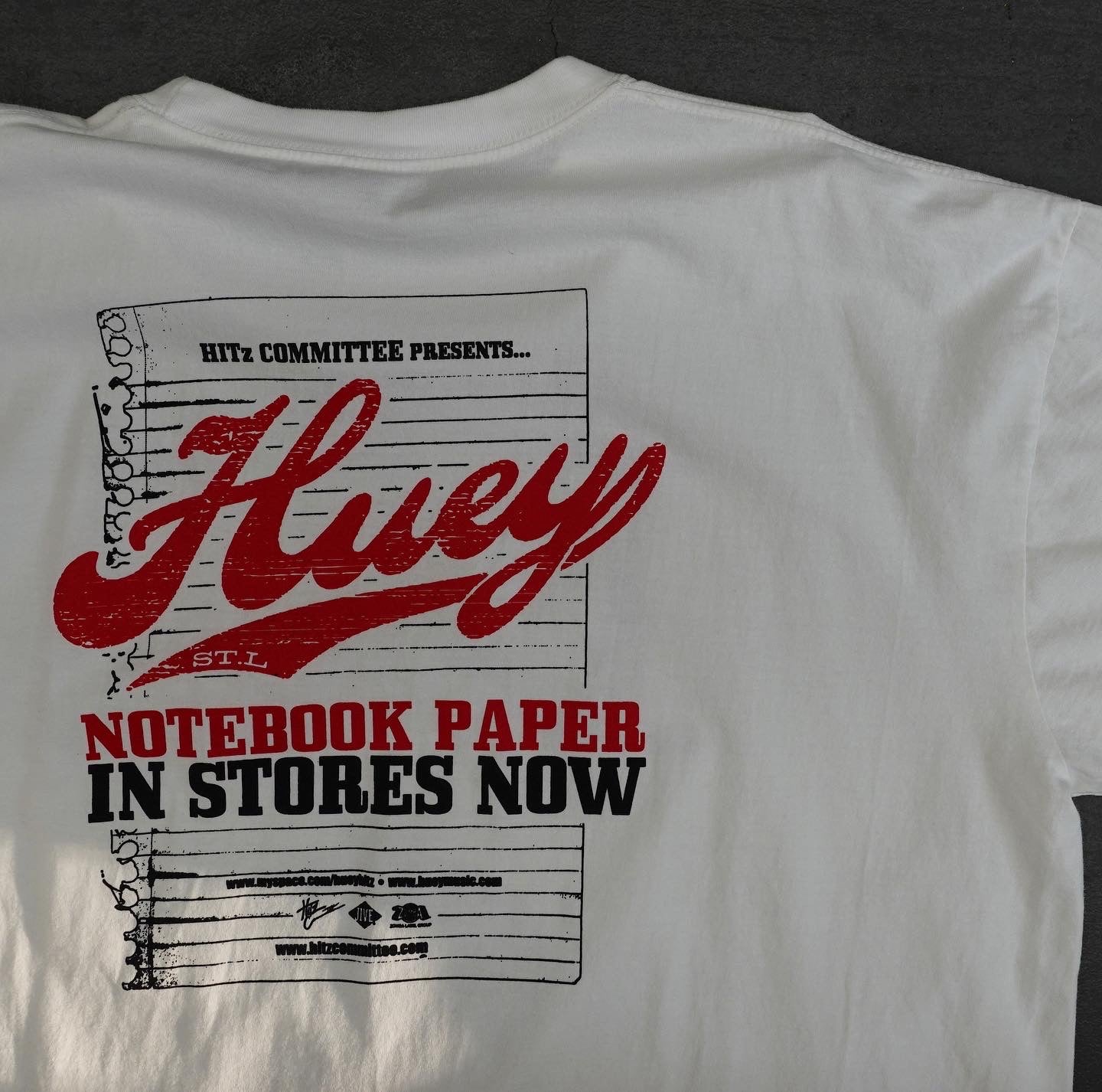 I ♡ $ Huey Notebook Paper Promo Tee