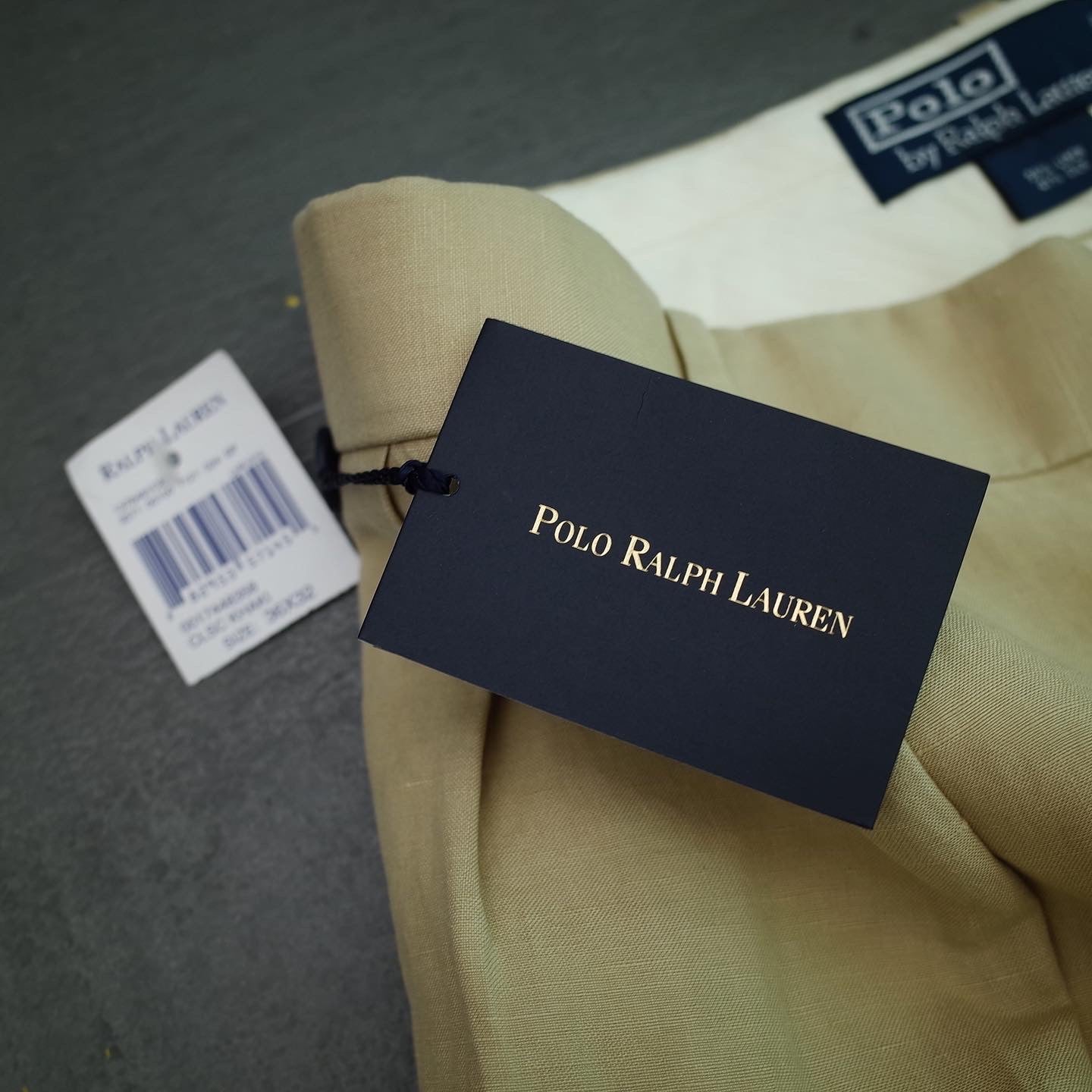 Polo by Ralph Lauren Linen/Silk Tucked Pants