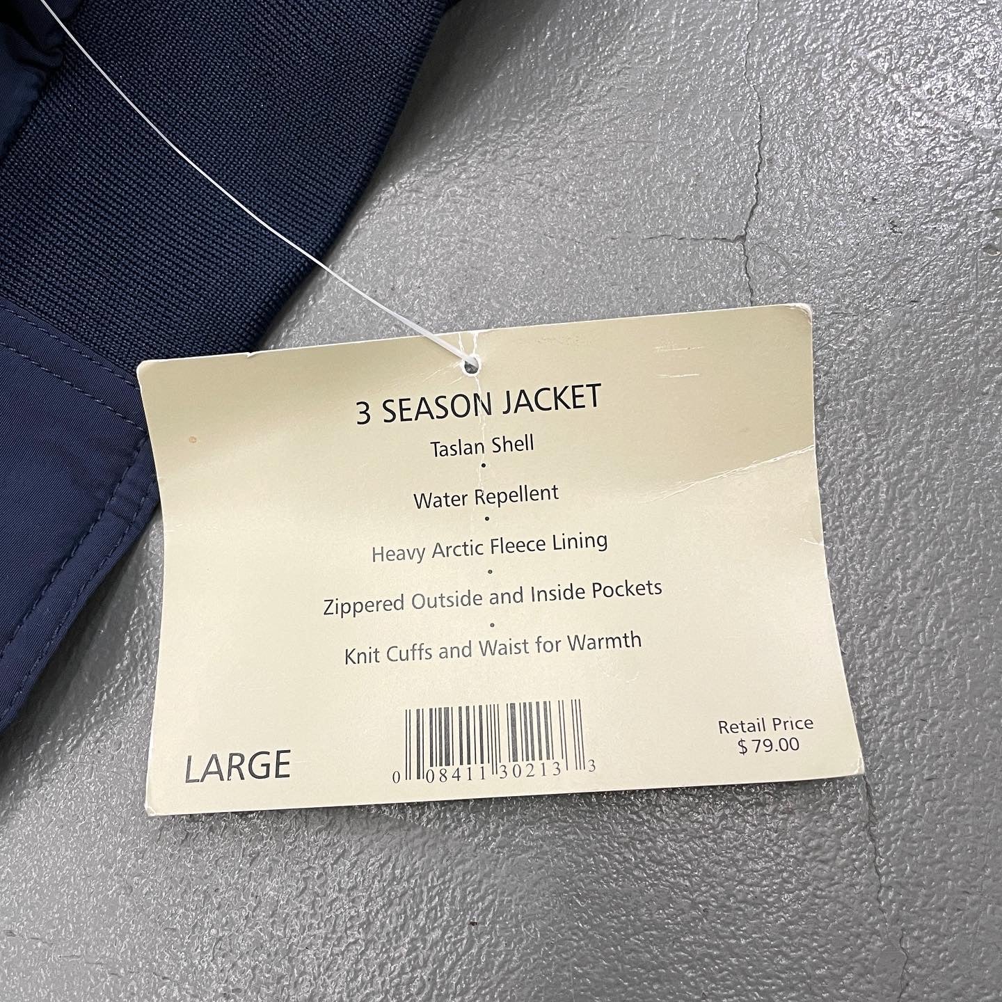 Swing Staging Inc. Fleece Lining 3 Season Jacket