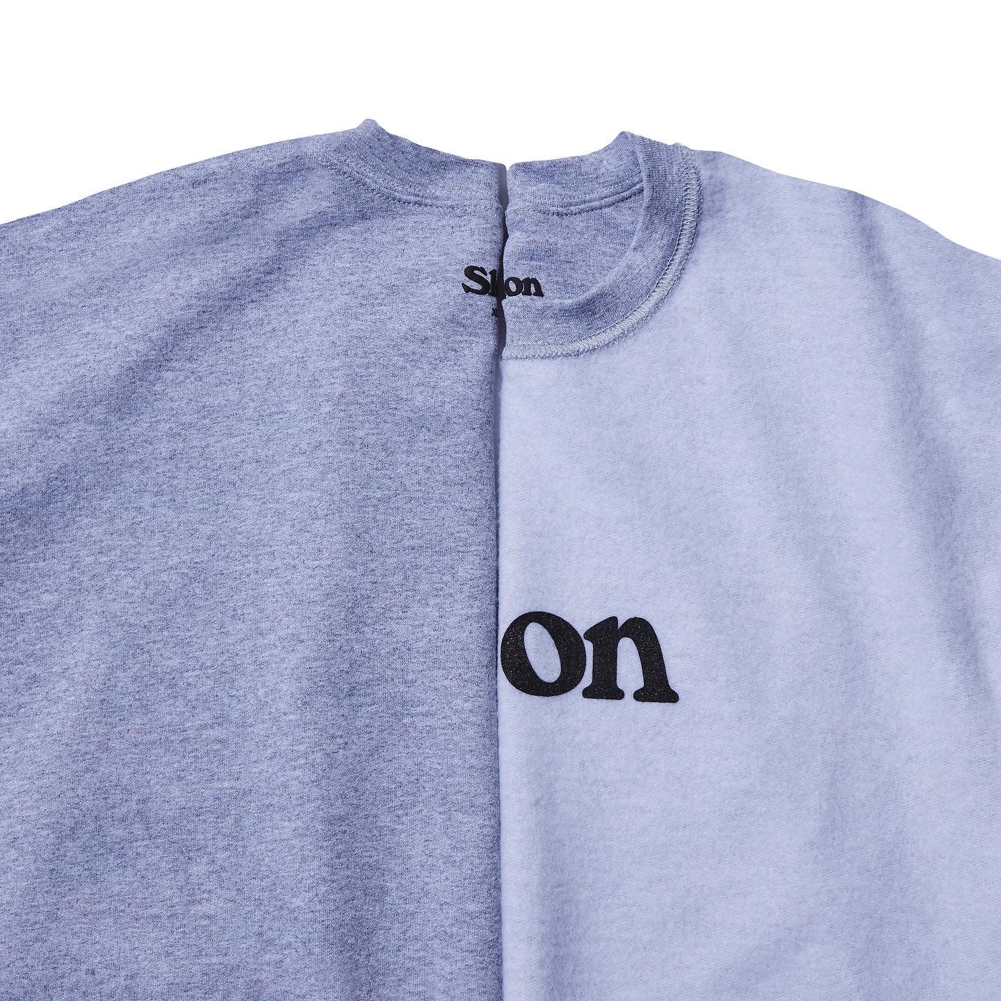 SLON Classic Logo Reversible Sweatshirt “Grey”