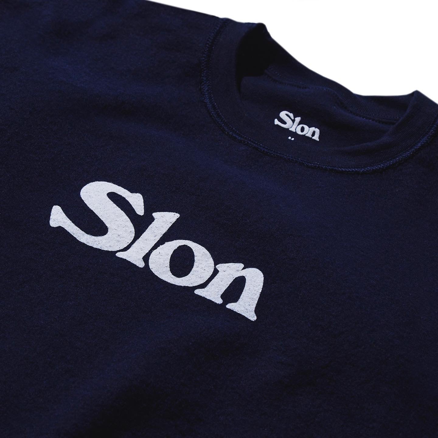 SLON Classic Logo Reversible Sweatshirt “Navy” – SLON STORE