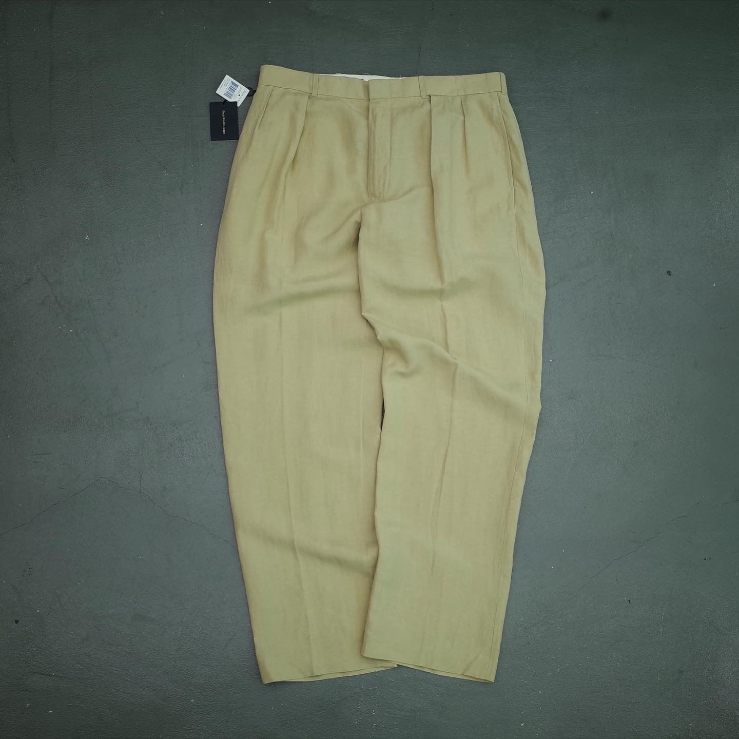 Polo by Ralph Lauren Linen/Silk Tucked Pants