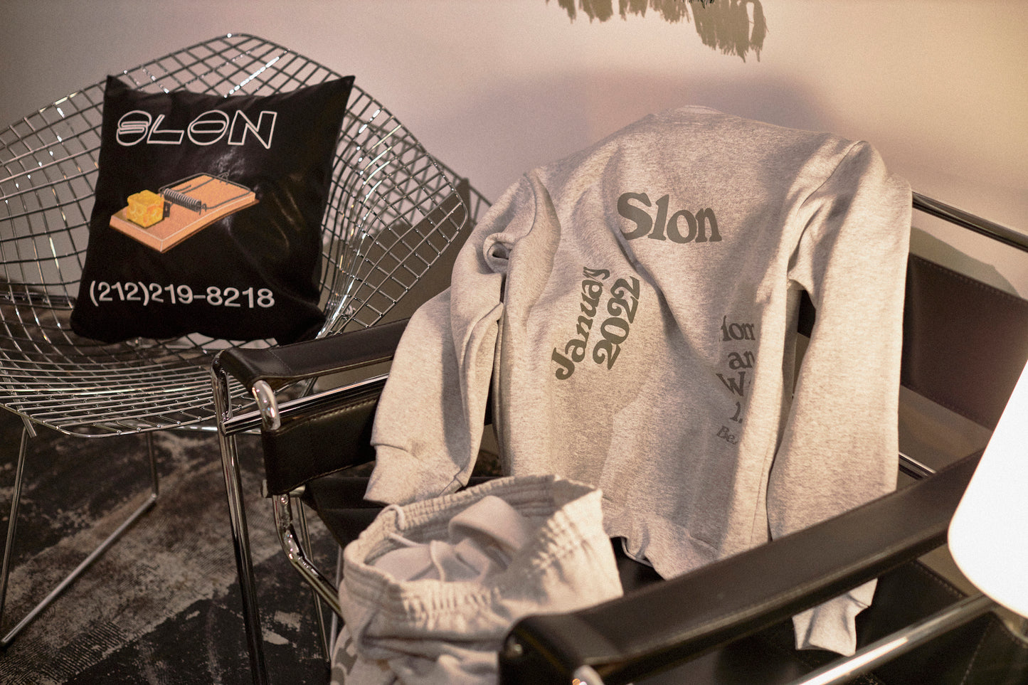 SLON × BE AT TOKYO "HOME AND WARM" Home Wear - Sweatpants